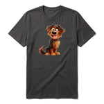 T-shirt Dog graphic 0007 - Dark Gray