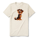 T-shirt Dog graphic 0007 - Natural