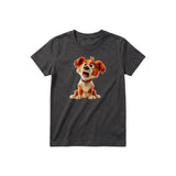 T-shirt Dog graphic 0008 - Dark Gray