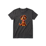 T-shirt Dog graphic 0009 - Dark Gray