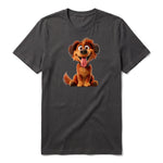 T-shirt Dog graphic 0009 - Dark Gray
