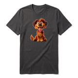 T-shirt Dog graphic 0009 - Dark Gray