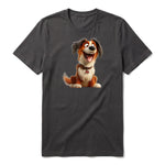 T-shirt Dog graphic 0010 - Dark Gray