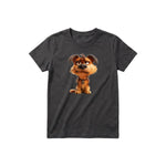 T-shirt Dog graphic 0012 - Dark Gray