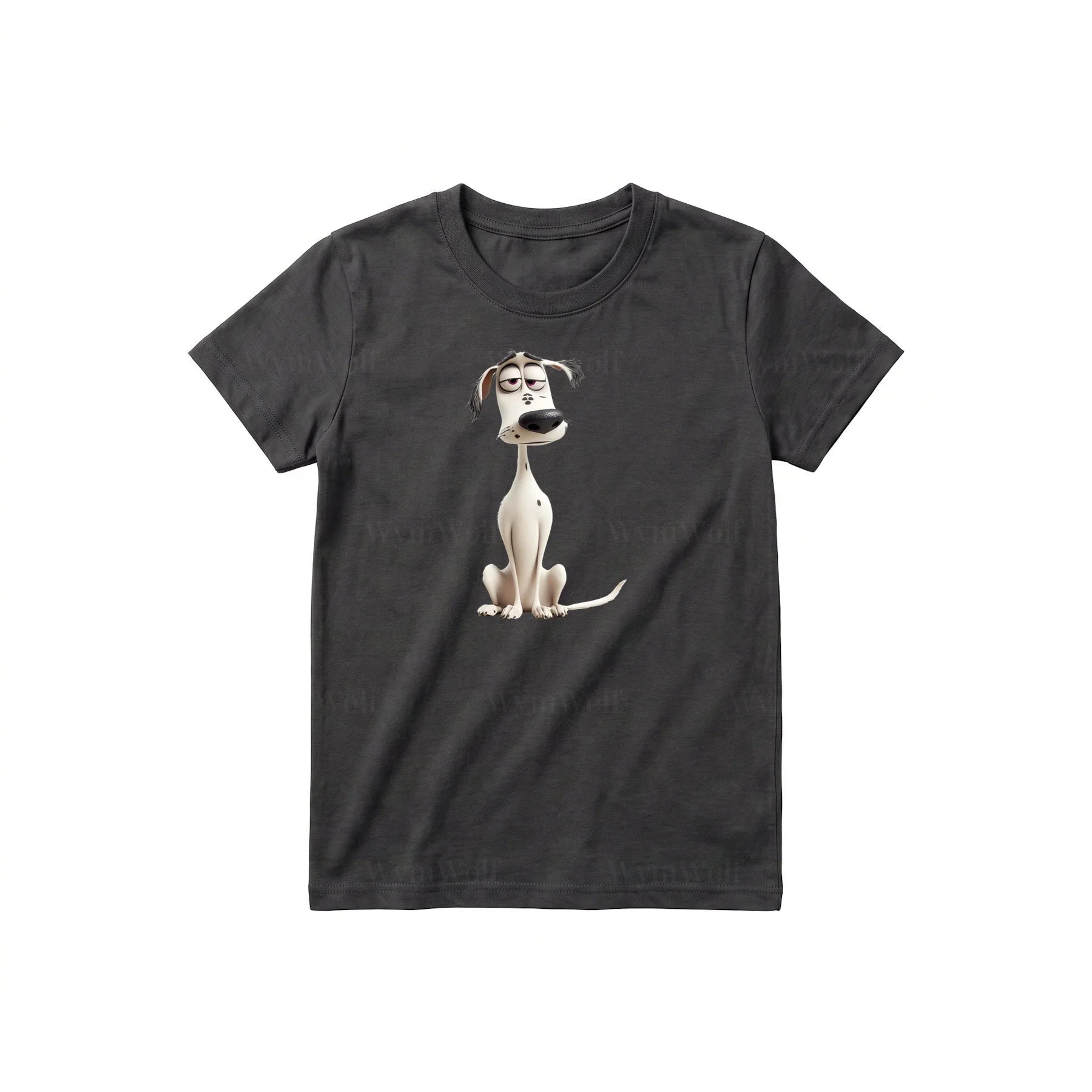 T-shirt Dog graphic 0013 - Dark Gray