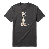 T-shirt Dog graphic 0013 - Dark Gray