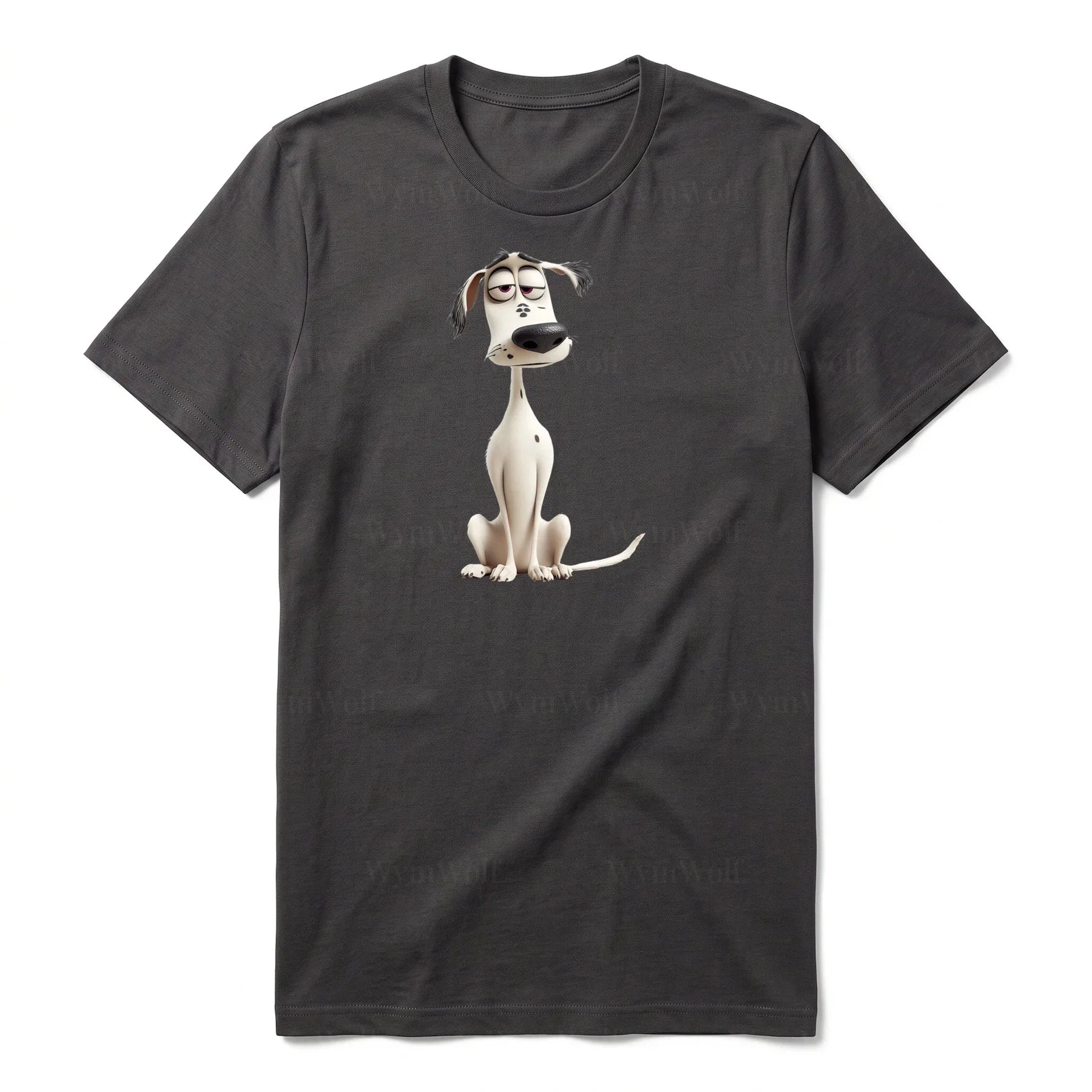 T-shirt Dog graphic 0013 - Dark Gray