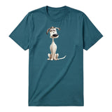 T-shirt Dog graphic 0013 - Deep Teal