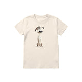 T-shirt Dog graphic 0013 - Natural