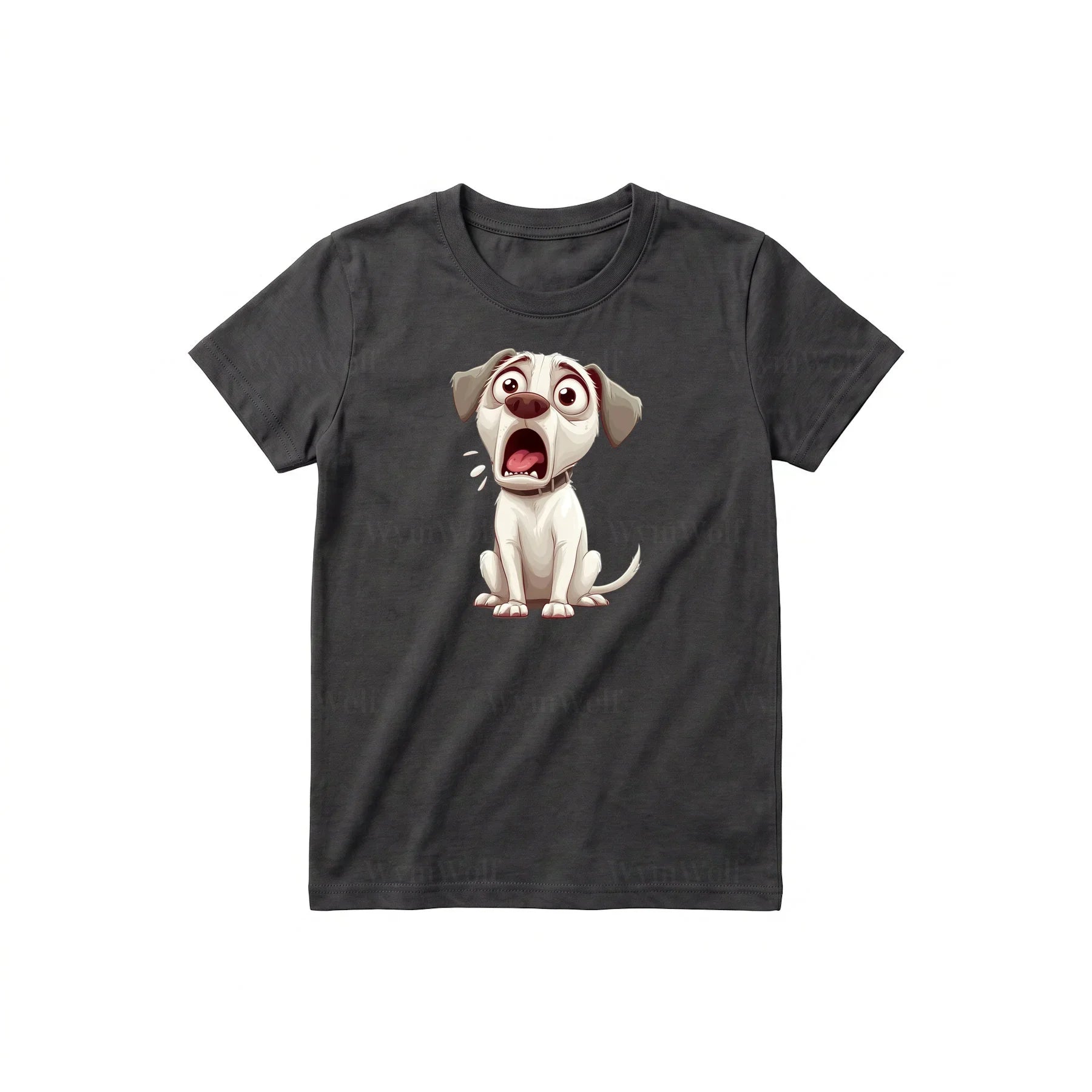 T-shirt Dog graphic 0014 - Dark Gray