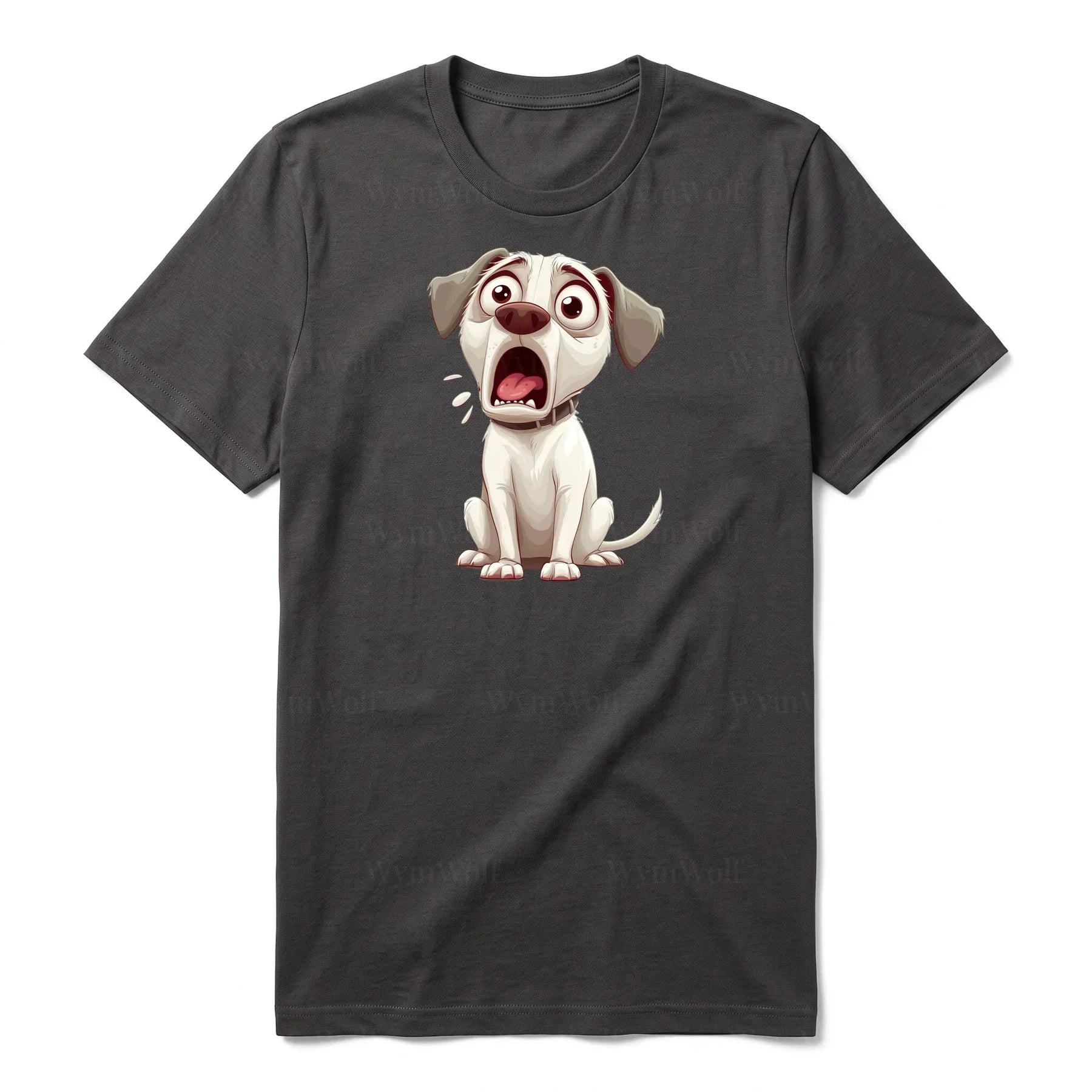 T-shirt Dog graphic 0014 - Dark Gray