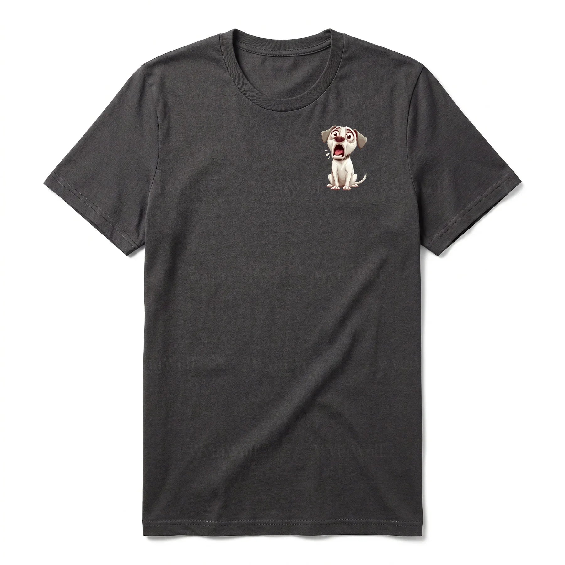 T-shirt Dog graphic 0014 - Dark Gray