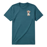 T-shirt Dog graphic 0014 - Deep Teal