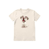 T-shirt Dog graphic 0014 - Natural