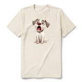 T-shirt Dog graphic 0014 - Natural