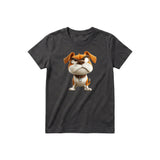 T-shirt Dog graphic 0015 - Dark Gray