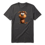 T-shirt Dog graphic 0016 - Dark Gray