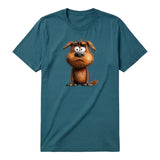T-shirt Dog graphic 0016 - Deep Teal