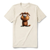 T-shirt Dog graphic 0016 - Natural