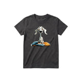 T-shirt Dog graphic 0017 - Dark Gray