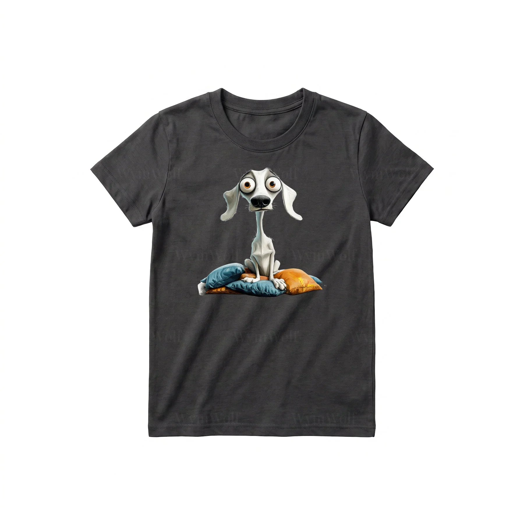 T-shirt Dog graphic 0017 - Dark Gray