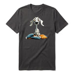 T-shirt Dog graphic 0017 - Dark Gray
