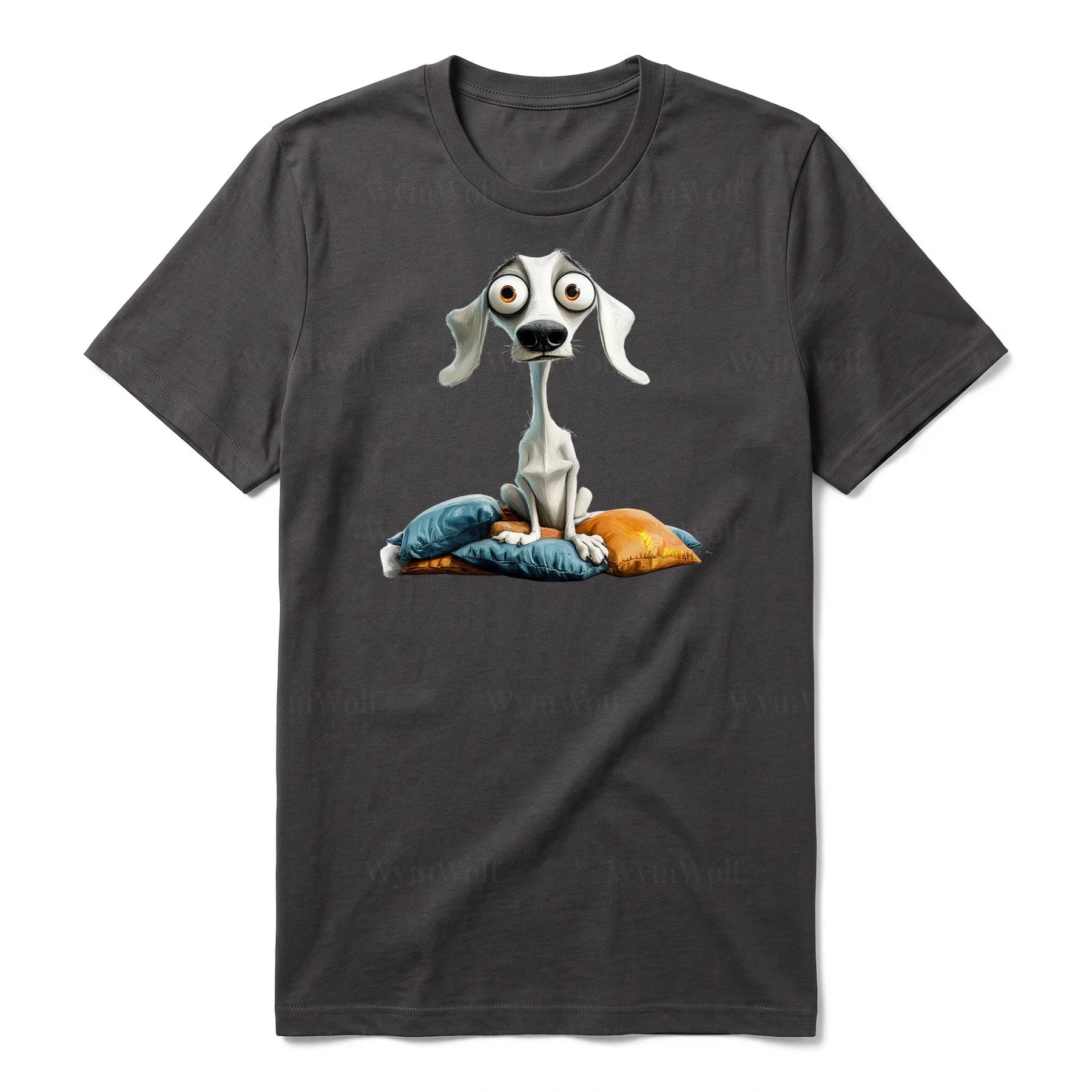 T-shirt Dog graphic 0017 - Dark Gray