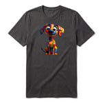T-shirt Dog graphic 0018 - Dark Gray