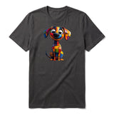 T-shirt Dog graphic 0018 - Dark Gray