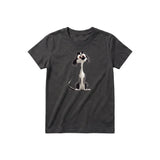 T-shirt Dog graphic 0019 - Dark Gray