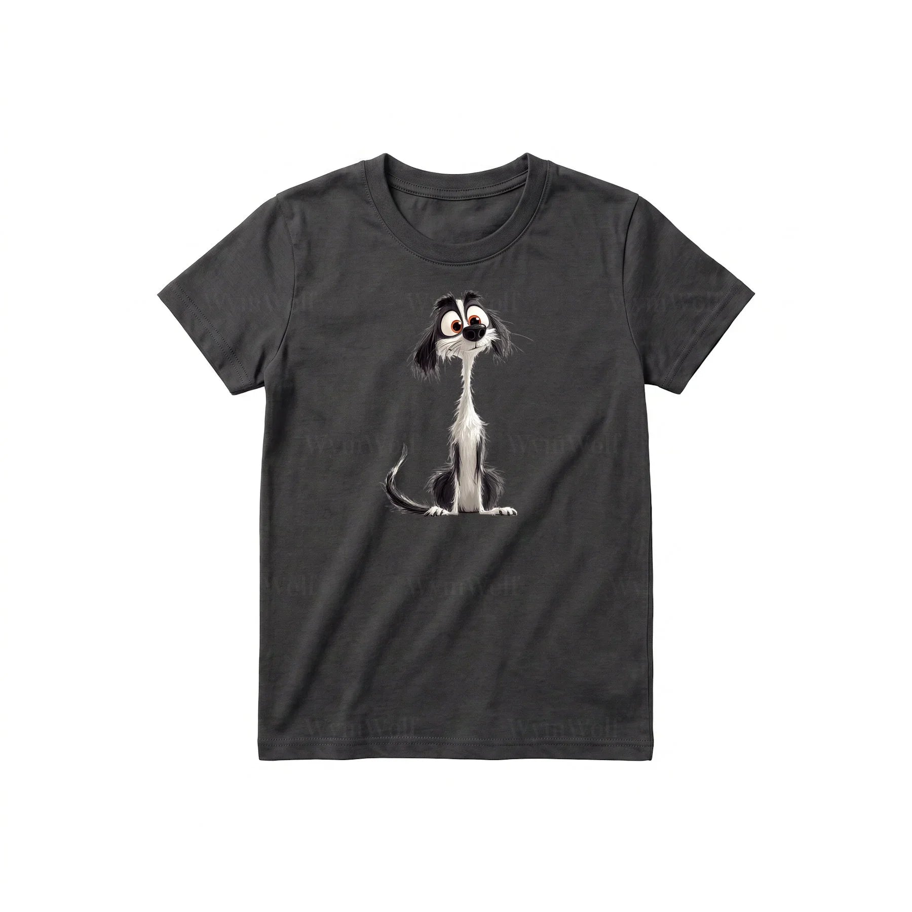 T-shirt Dog graphic 0019 - Dark Gray