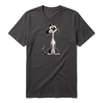 T-shirt Dog graphic 0019 - Dark Gray