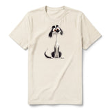 T-shirt Dog graphic 0019 - Natural