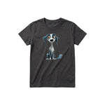 T-shirt Dog graphic 0020 - Dark Gray