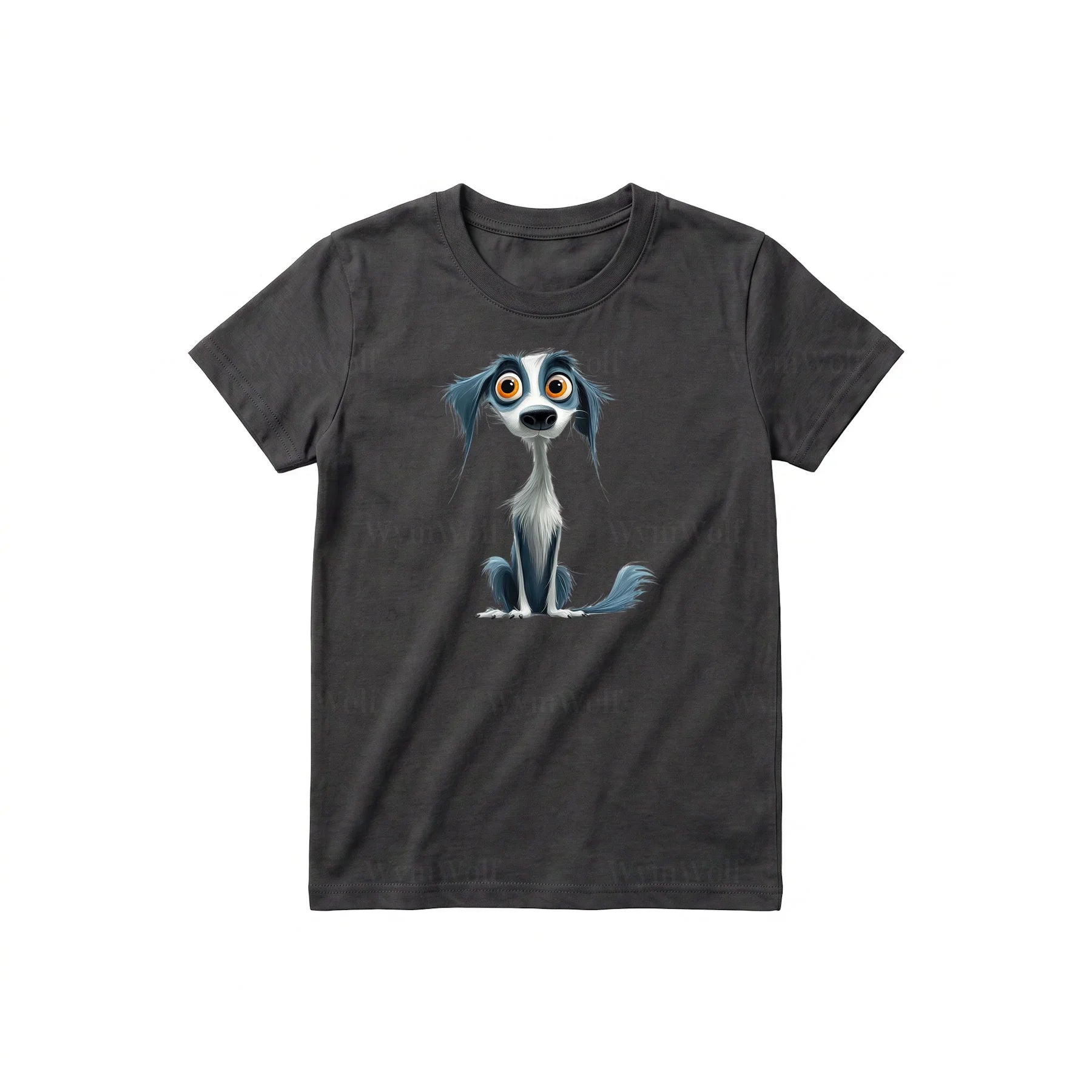 T-shirt Dog graphic 0020 - Dark Gray