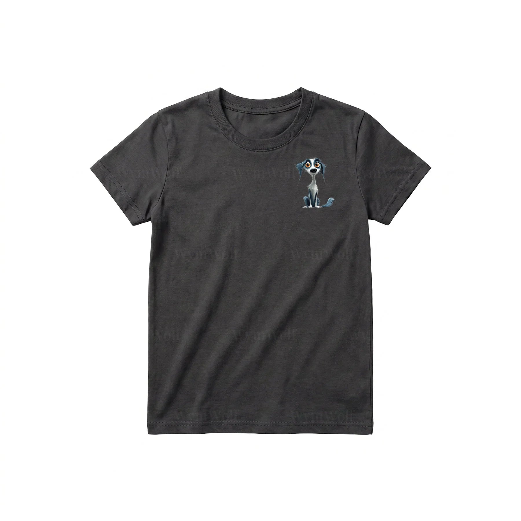 T-shirt Dog graphic 0020 - Dark Gray