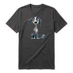 T-shirt Dog graphic 0020 - Dark Gray