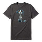 T-shirt Dog graphic 0020 - Dark Gray