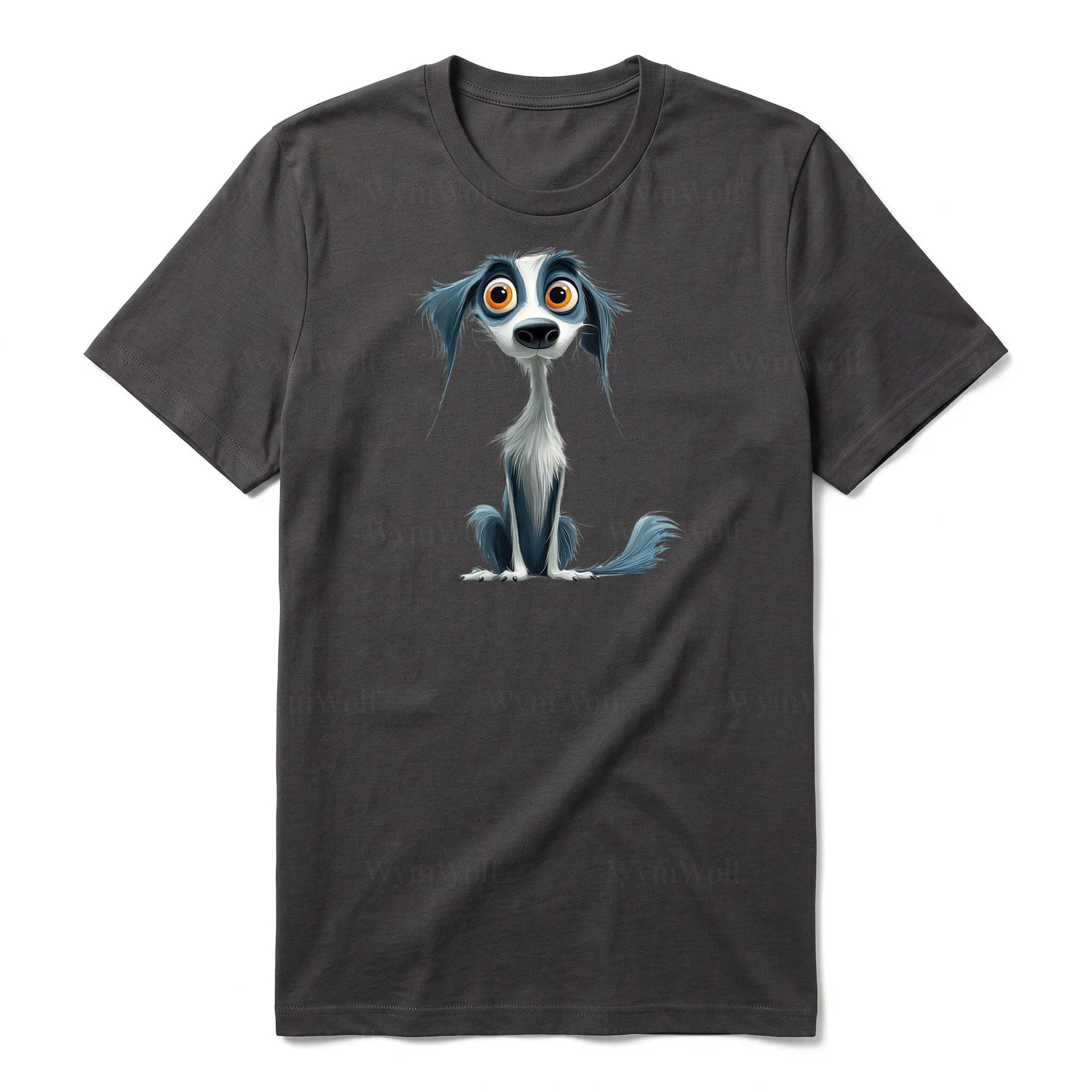 T-shirt Dog graphic 0020 - Dark Gray