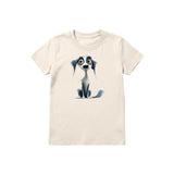 T-shirt Dog graphic 0020 - Natural