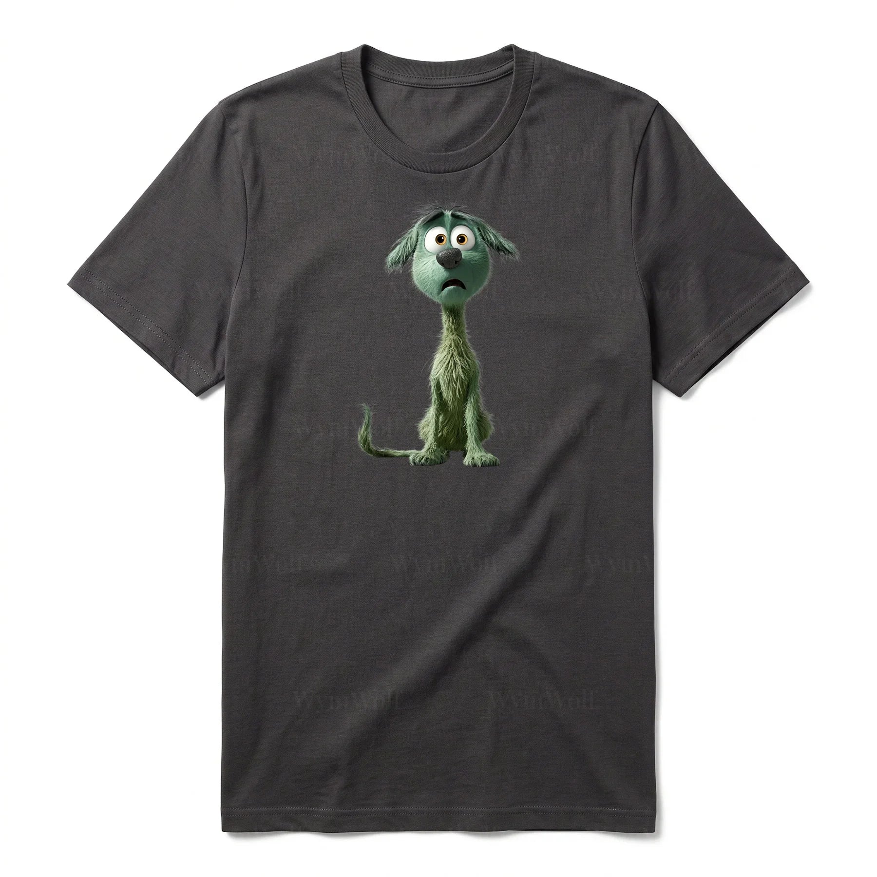 T-shirt Dog graphic 0021 - Dark Gray