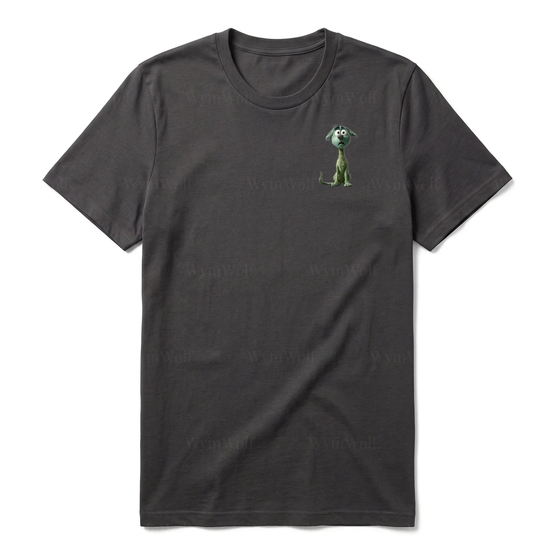 T-shirt Dog graphic 0021 - Dark Gray