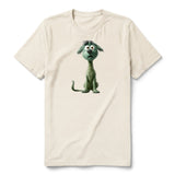 T-shirt Dog graphic 0021 - Natural