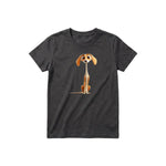 T-shirt Dog graphic 0022 - Dark Gray