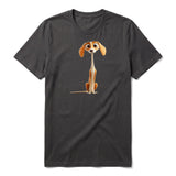 T-shirt Dog graphic 0022 - Dark Gray