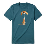 T-shirt Dog graphic 0022 - Deep Teal
