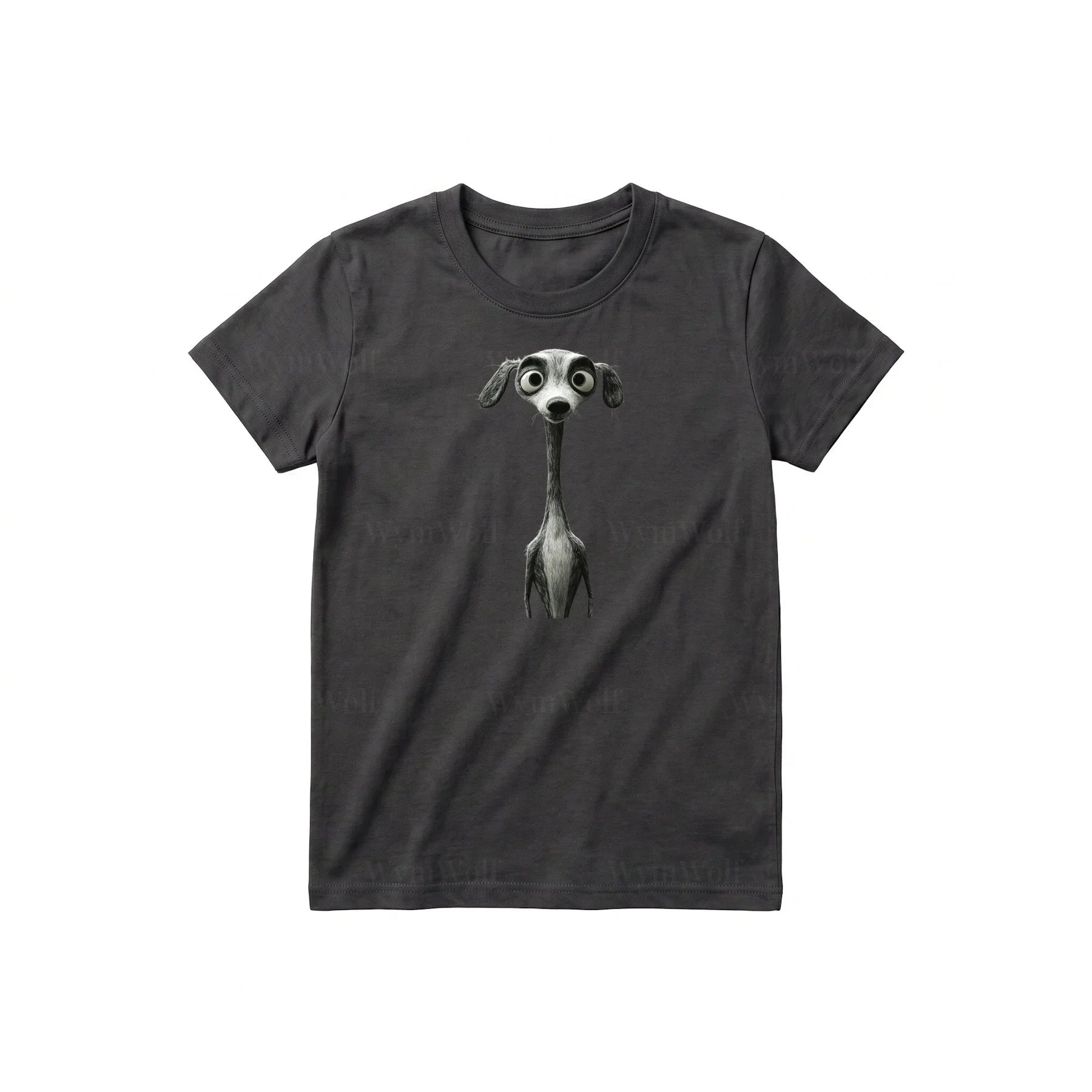 T-shirt Dog graphic 0023 - Dark Gray