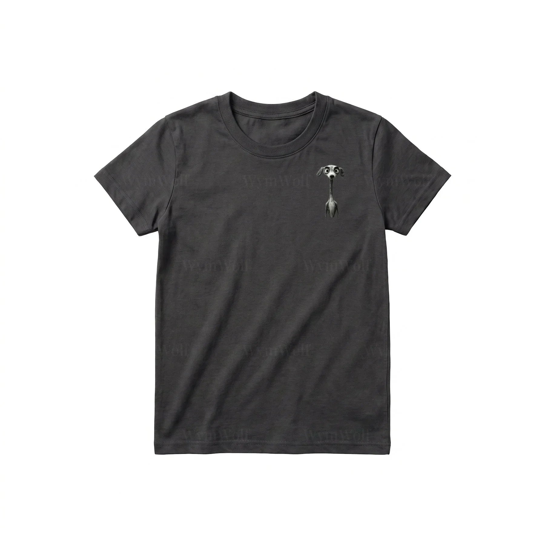 T-shirt Dog graphic 0023 - Dark Gray