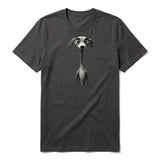 T-shirt Dog graphic 0023 - Dark Gray