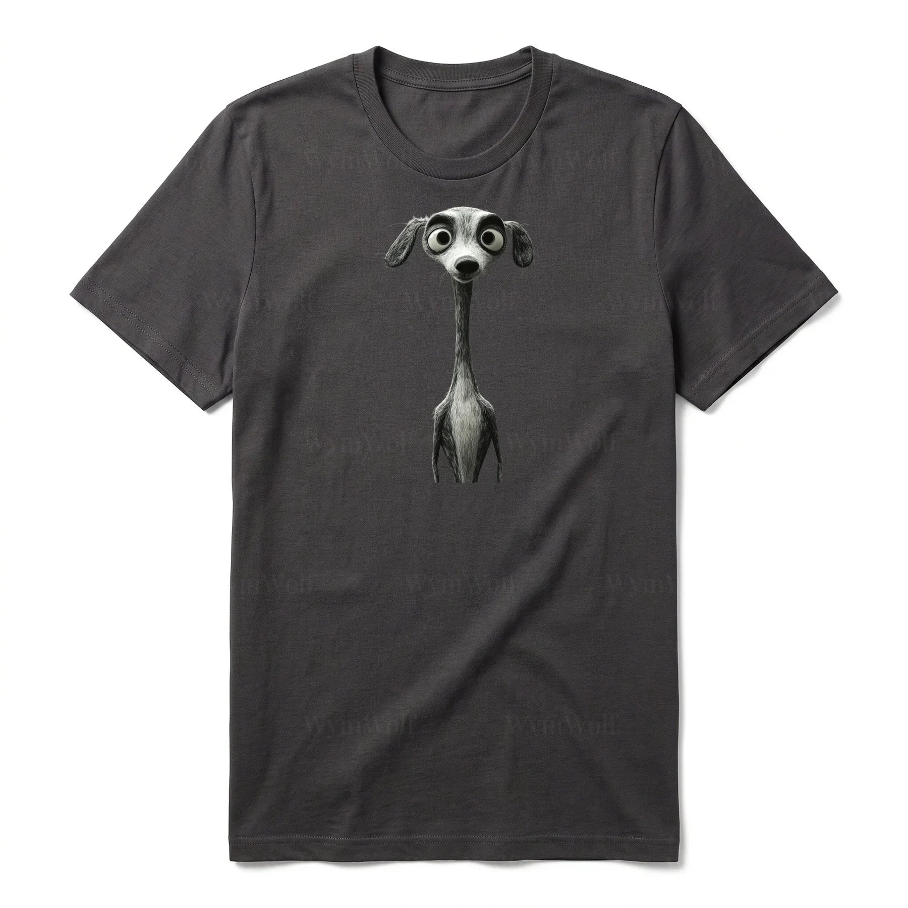 T-shirt Dog graphic 0023 - Dark Gray